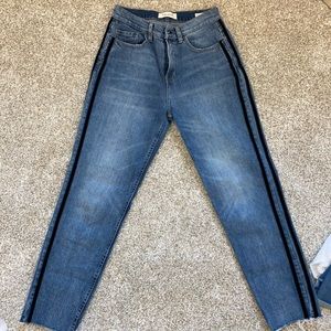 Pacsun Mom Jeans. Sides lined with velvet.